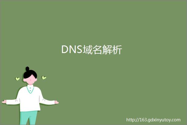 DNS域名解析